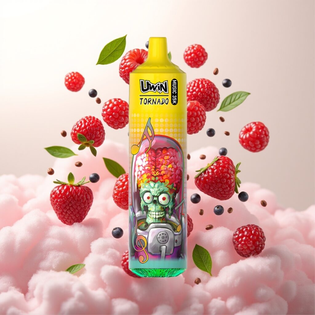 Uwin Tornado 35K Music Engangs Vape Mixede Bær – 35 000 puff, 600mAh, Type-C-lading